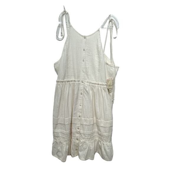 Free People Mini Dress Halter Sleeveless White‎ Size XS NWT $128 - Picture 3 of 9